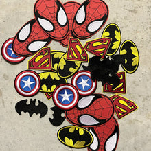 Load image into Gallery viewer, Custom denim jacket patches Batman Spider-Man captain amercia super man