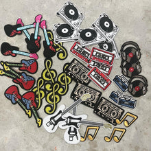 Load image into Gallery viewer, Music boom box patches for personalised denim jacket