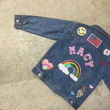 Load image into Gallery viewer, It’s a party in the USA custom made denim jacket