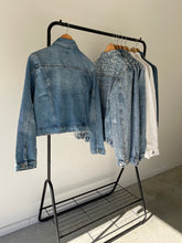 Load image into Gallery viewer, Adults personalised denim jackets. Custom made to order