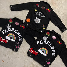 Load image into Gallery viewer, Personalised custom denim jackets with patches