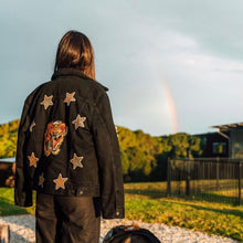 Load image into Gallery viewer, Adults custom made denim jacket gucci tiger