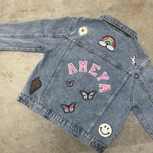 Load image into Gallery viewer, Custom denim jacket 
