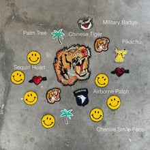 Load image into Gallery viewer, Gucci Tiger, Smiley face patches
