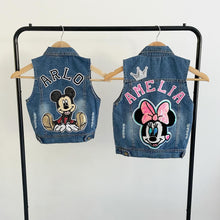 Load image into Gallery viewer, Personalised Denim Vest
